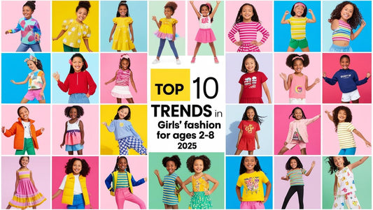 Top 10 Trends in Girls’ Fashion for Ages 2-8 in 2025
