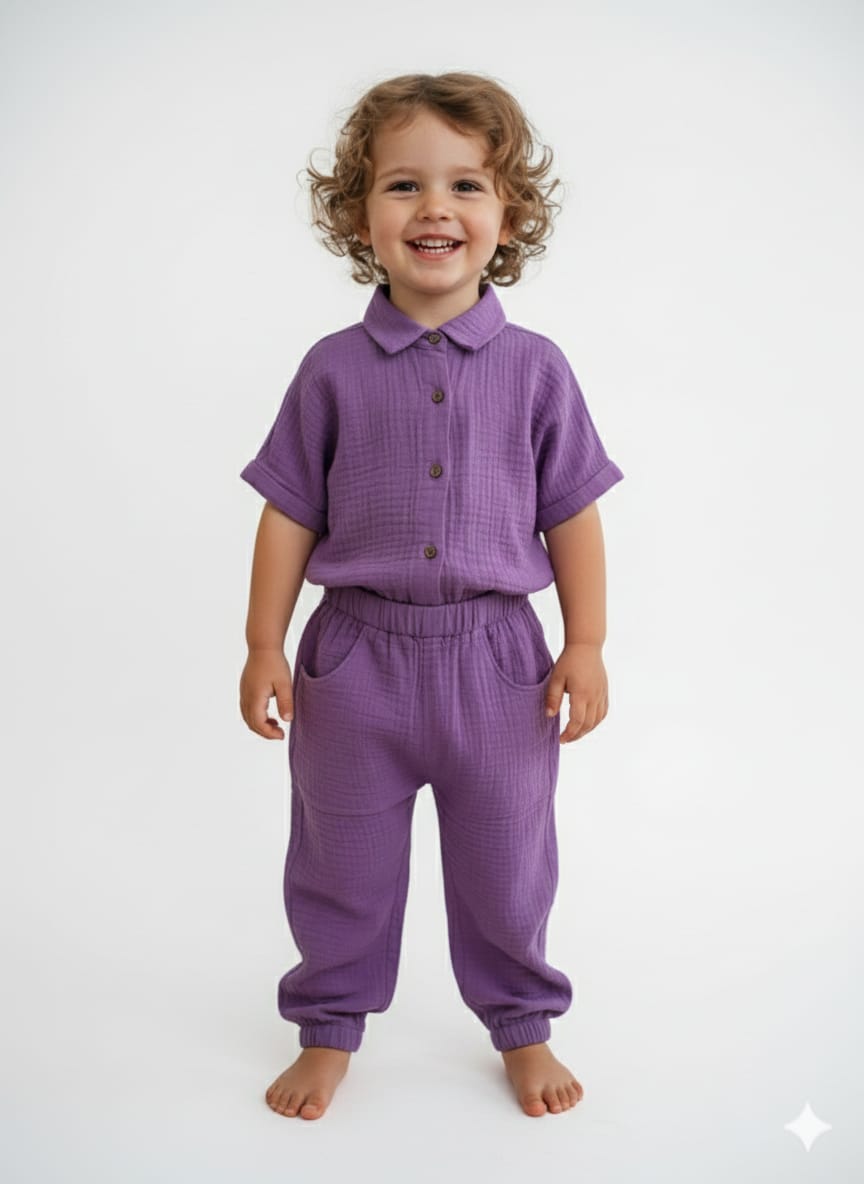 Textured Cotton Utility cord set