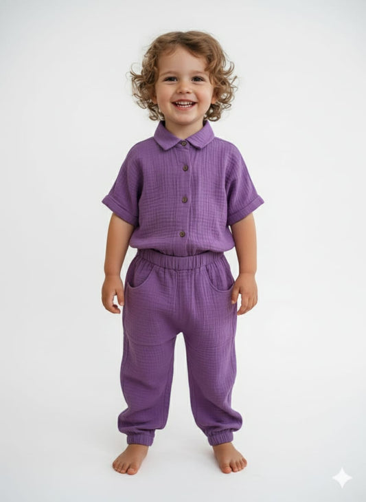 Textured Cotton Utility cord set