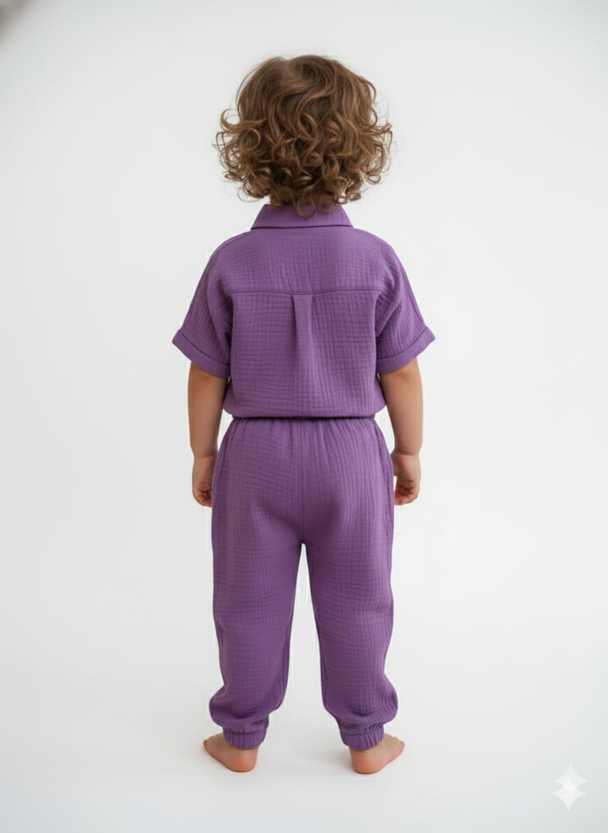 Textured Cotton Utility cord set