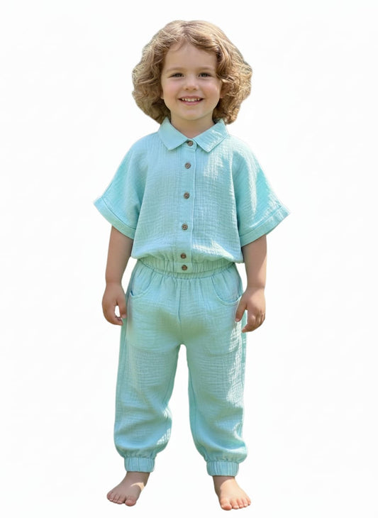 Mint Green Gauze Shirt