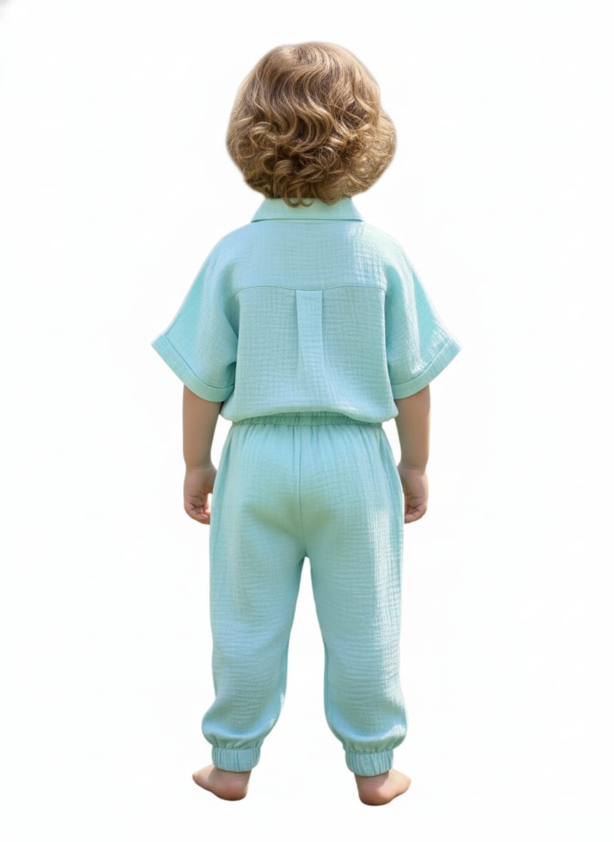 Mint Green Gauze Shirt